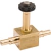 Tube en laiton 2/2 NF 6 mm, carburant, effet direct