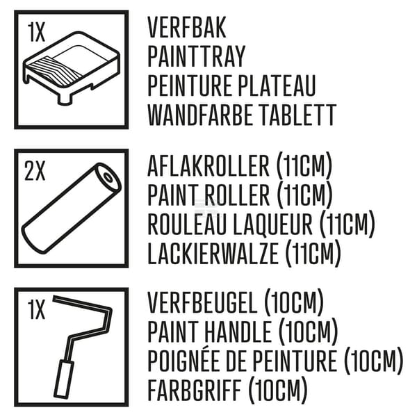Rouleau mousse Paintset, étoile IV, SFarrondie 11cm, 4Pcs  vue 8