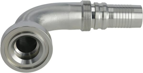 Raccord à sertir 4SH-DN32 bride Ø 63,5 mm 90° · réf. SFSCH322490G2