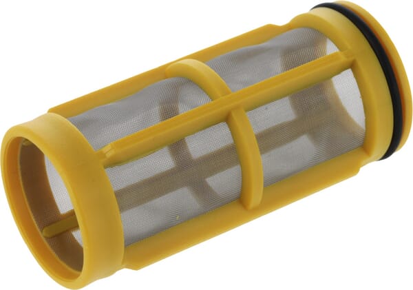 Cartouche filtrante 80 mesh jaune avec joints toriques vue 3