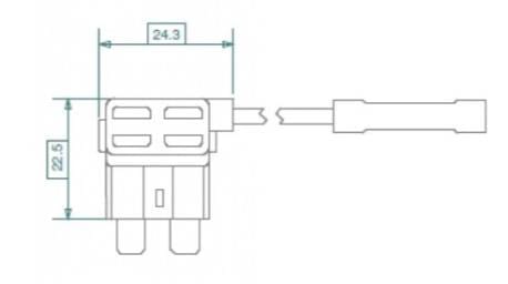 Porte-fusible divisé ATO vue 2