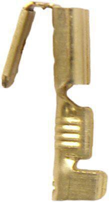 Fiche à lame piggy back, femelle/mâle 2,5mm² 6,3mm · réf. 1440000052
