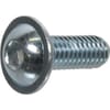 ISO7380ULF flat round-head screws with hexagon socket and flange, metric 10.9 black passivated