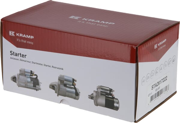 Démarreur 12V, 9 dents, CCW — réf. STA2617222