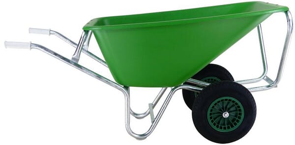Brouette F&S 165-2 vert vue 4