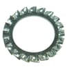 DIN 6798A flat lock washers zinc plated