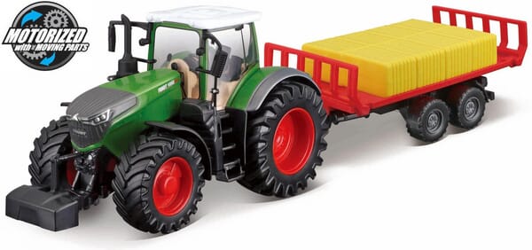 Tracteur Fendt 1050 vario et remorque à balles — réf. BB1831674