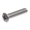 DIN 966 oval-head countersunk head bolts with cross head, metric, A2 stainless steel — AISI 304