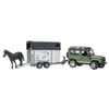 U02592 Land Rover Defender with horse box
