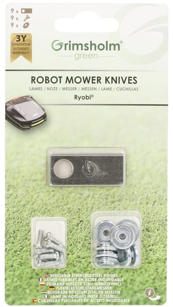 Lame robot Ryobi Roboyagi x 9pcs — réf. FGP1160
