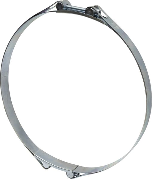 Hadicová spona dvojitá, 290–305 mm, dvojitý šroub, DIN912, pozinkovaná, Kramp