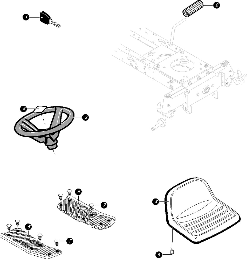 Náhradní díly - Universal pro Murray typ 40371X50A