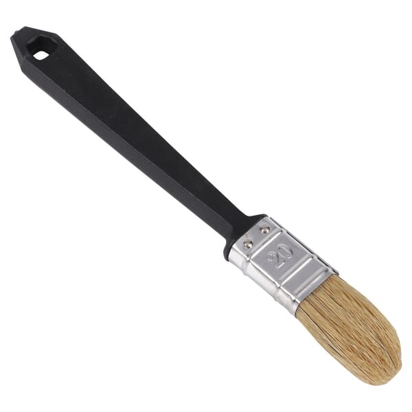 Brosse plate à usage unique, poil de porc blanc taille 20 · réf. CP2320520