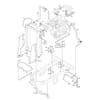 Motore - circuito di raffreddamento - silenziatore Stiga Titan 26 HS (13-7436-21)