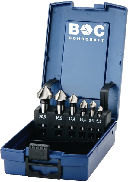 Countersink set 6pcs 6,3-20,5