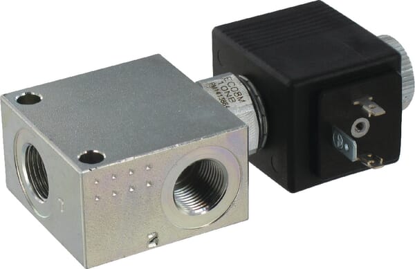 Vanne 2/2 EC08M NO 12Vcc 3/8BS vue 2