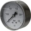 Pressure gauges rear connection, dry