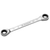 64 Double 12-point offset ring spanner with ratchet, metric