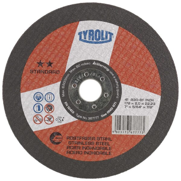 Disque à tronçonner Stand.inox 230x2,5 — réf. 367582