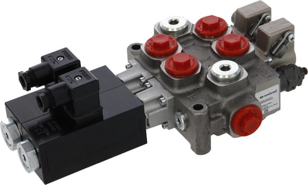 Hydraulické rozvaděče SQ45 Monoblock elektrické 1/2" BSP 50 L/min 300 bar