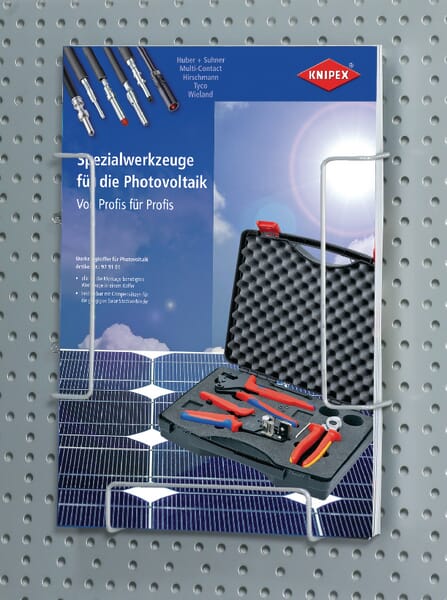 Držák reklamního letáku pro obchodní regály