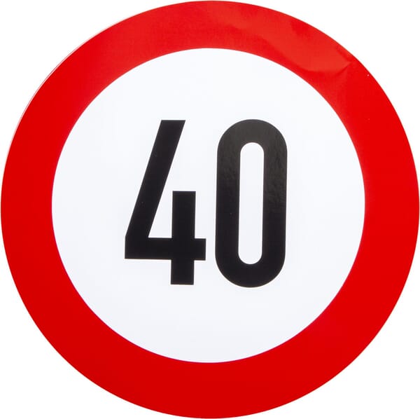 Autocollant de signalisation · réf. BF40S