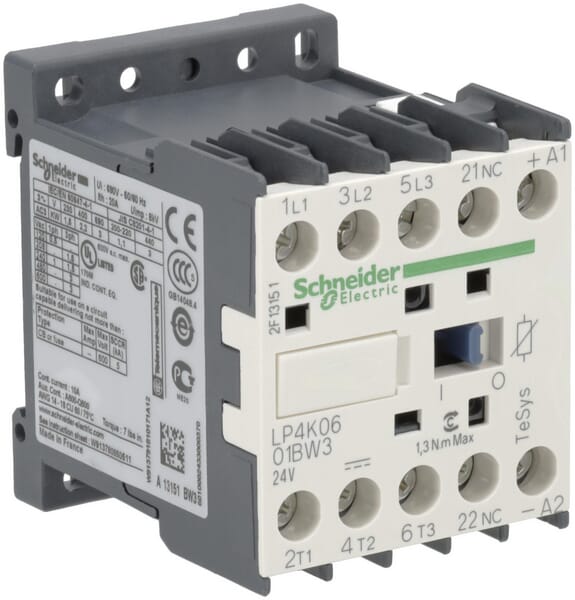 Contact. de puissan. 6A 2,2kW · réf. LP4K0601BW3