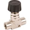 Flow control valve female connection panel mounting type 2839