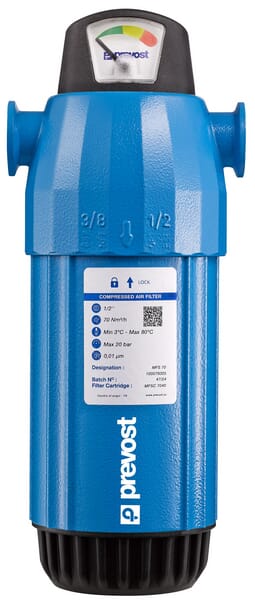 Filtre 1/2" - 0,01 µm - 30 m³/h — réf. MFS55