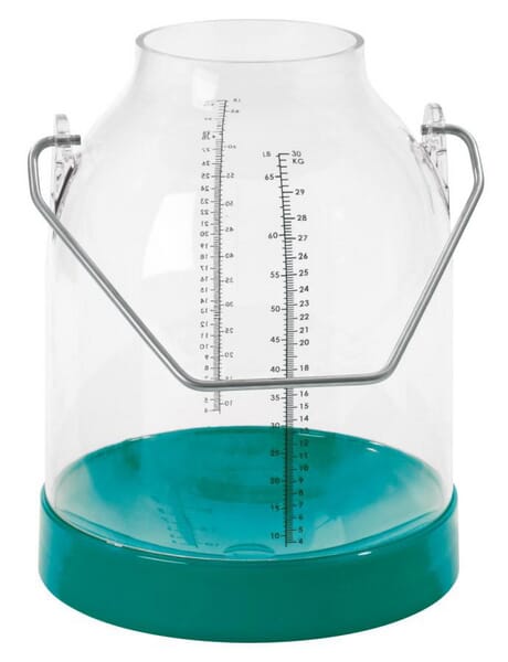 Seau à lait 30l vert standard · réf. 151052KER