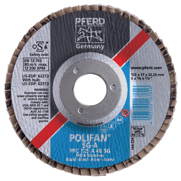 Disque à lamelles 125mm K120 · réf. K125K120