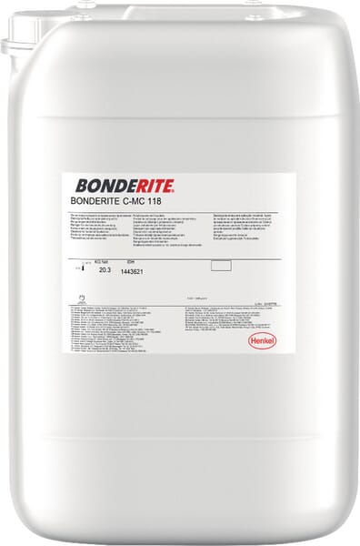 Nettoyant C-MC 118, 23 kg Bonderite · réf. LC2570767