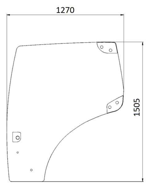 Vitre de porte — réf. 82027357N