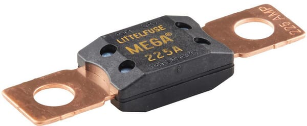 Fusible méga 225A longueur 68,6mm brun Hella · réf. 8JS742902061