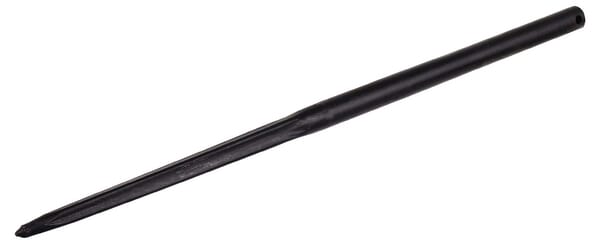 Dent de chargeur, droite, section étoile 38x1000mm, pointe pointue avec goupille Ø14, noire, FST · réf. 5196197719