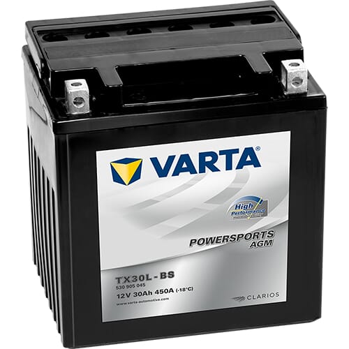 Batterie 12V 30Ah 450A AGM neuve · réf. 530905045I314PS