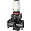 Arag manual pressure relief valve with membrane and flanged coupling