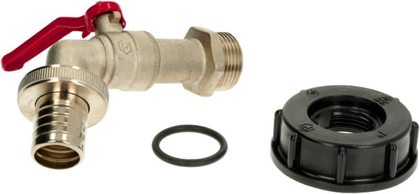Adaptateur IBC S60x6 avec robinet 1" vue 3