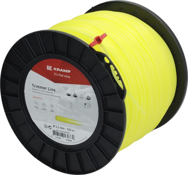 Fil de coupe Ø 3.3mm 232m rond jaune Kramp — réf. NL33232RKR