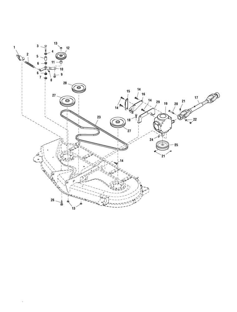 Žací jednotka 54" pohon