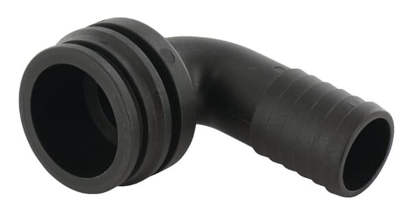 Raccord de tuyau 90° 32 mm avec connexion mâle T6 · réf. 1191632