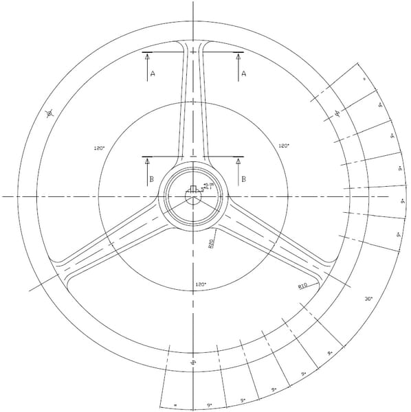 Volant D360 vue 2