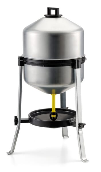 Abreuvoir sur trépied galvanisé, niveau constant, 30 l · réf. 702141