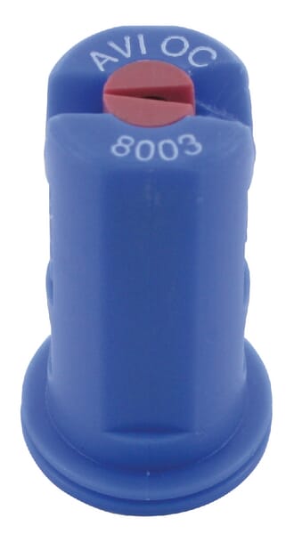 Buse de bordure à injection d'air  AVI OC 80° 03 bleu céramique Albuz  ZNT · réf. AVIOC8003