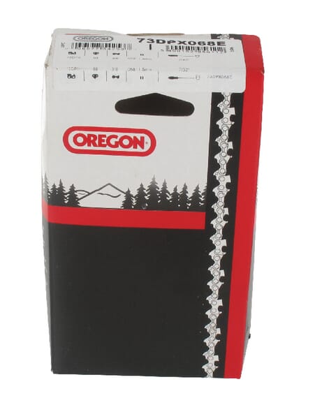 Chaîne de tronçonneuse 3/8" 1,5mm 68 DL demi-ciseau Versacut Boite Oregon · réf. 73DPX068E
