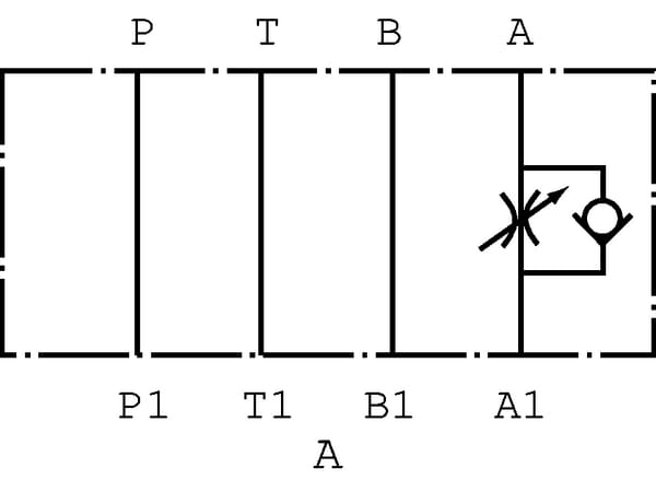 Clapet antiretour étrangl. NG6 vue 6