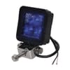 Work light LED, 8W, 720lm, square, 10/12/36V, blue, 101.8x42.5x70mm, Flood, Kramp