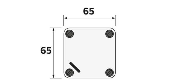 Armoire plastique 65x65x57mm vue 2