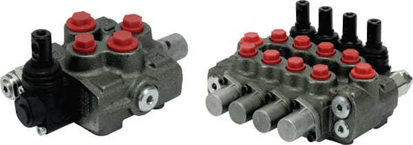 Hydraulické rozvaděče SDM080 Monoblock - 1/4" BSP 25 L/min 315 bar