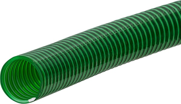 Green PVC suction and delivery hoses